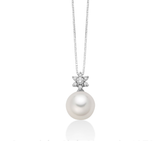Collana Nimei - Perla Akoya e Diamanti - PCL6581