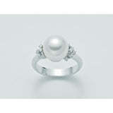 Anello Nimei - Perla e Diamanti - PLI1030A