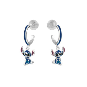 Orecchini pendenti Disney - Stitch in argento