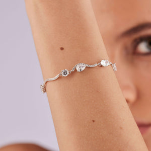 Bracciale Fancy - Infinity White - FIW183 indossato
