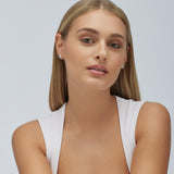 Orecchini Fancy - Infinity White - FIW58 indossati