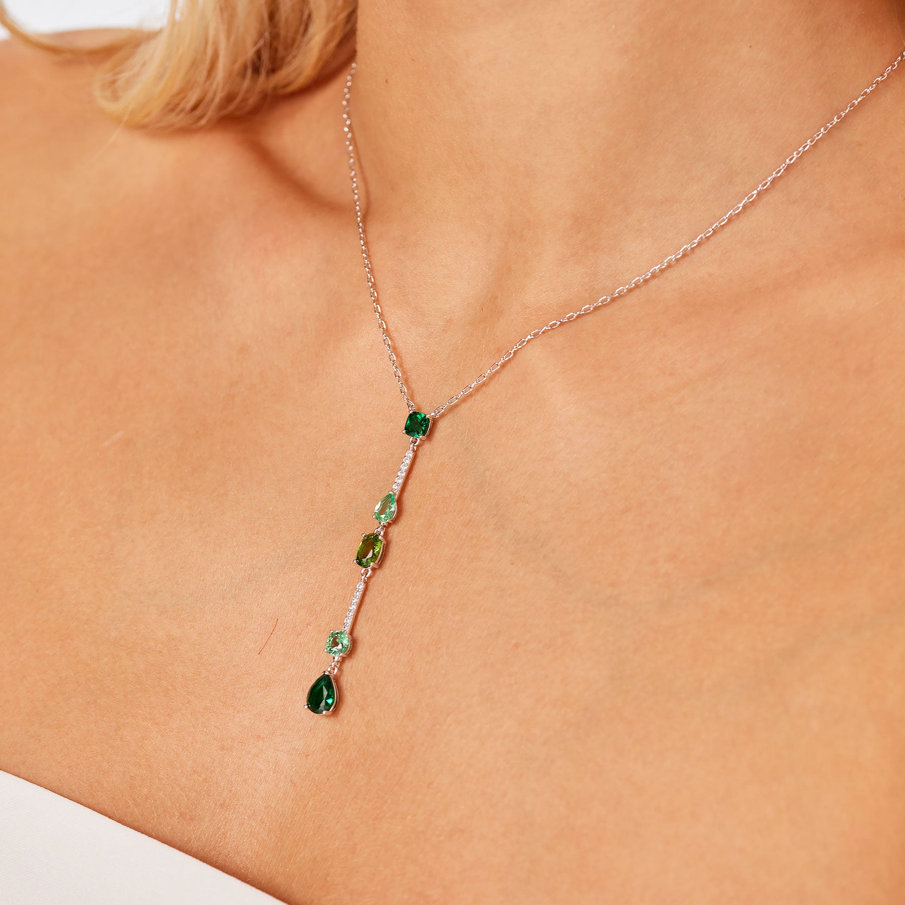 Collana Fancy - Life Green - FLG150 indossata