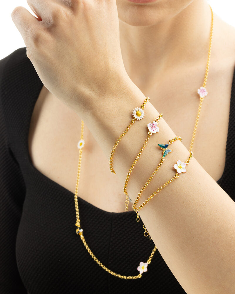 Bracciale Rolò Isola Bella - Farfalla Smalti - indossato