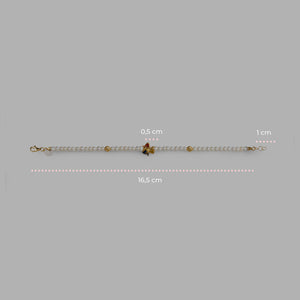 Bracciale Perle Mini Trinacria - misure