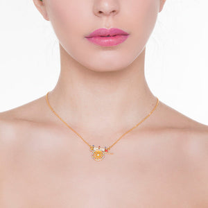Collana Isola Bella - Lapilli - Carretto - indossato