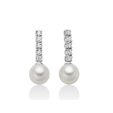 Orecchini Nimei - Perle Akoya e Diamanti - PER2461