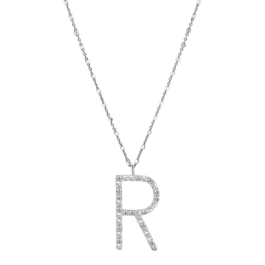 Collana Cubica - Lettera R - RZCU18