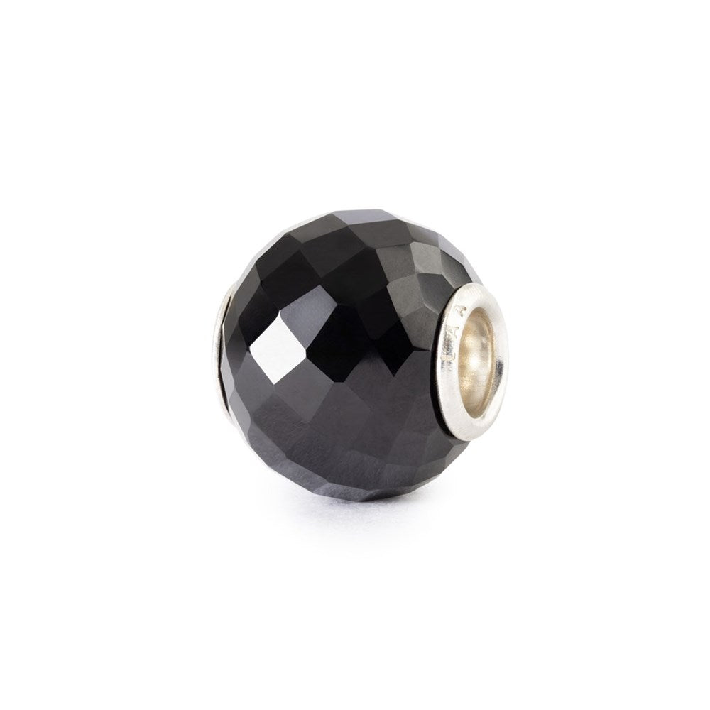 Onice Nero Sfaccettato Rotondo - TSTBE-00054