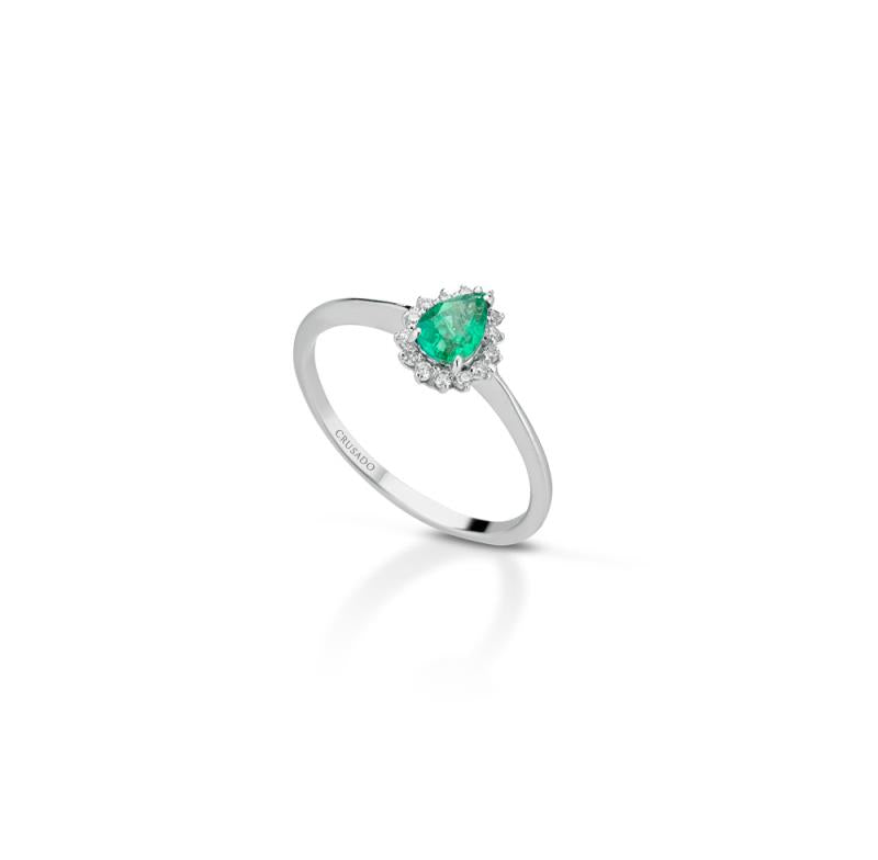 Anello Crusado con Smeraldo - Scilla