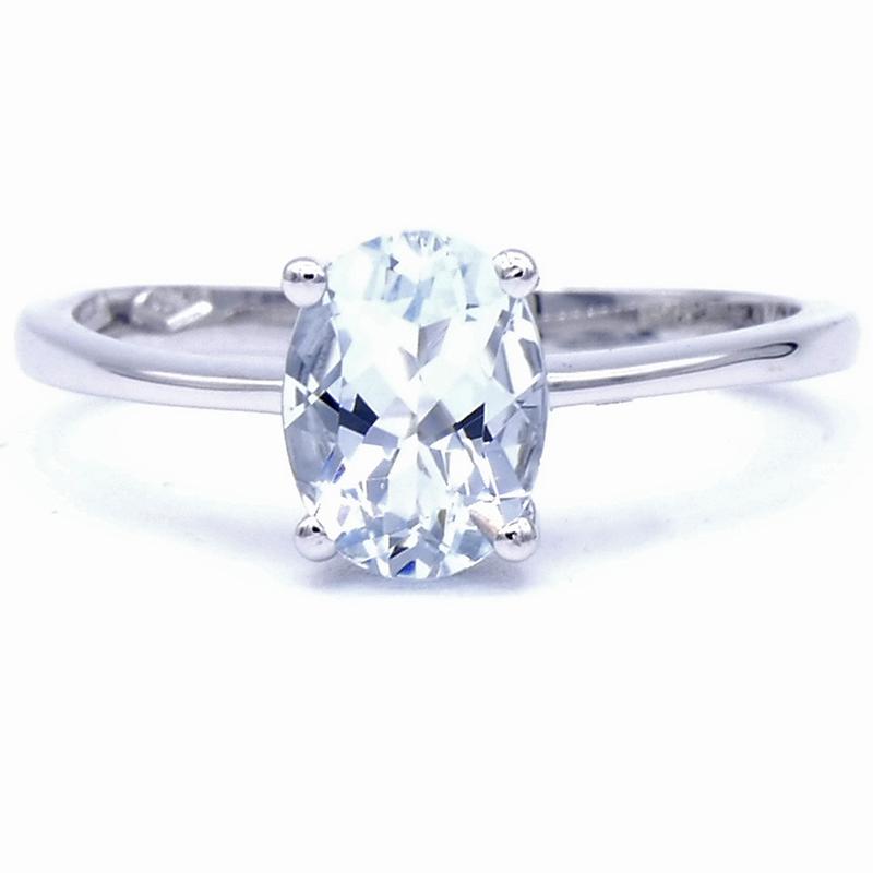 Anello Davite & Delucchi con Acquamarina