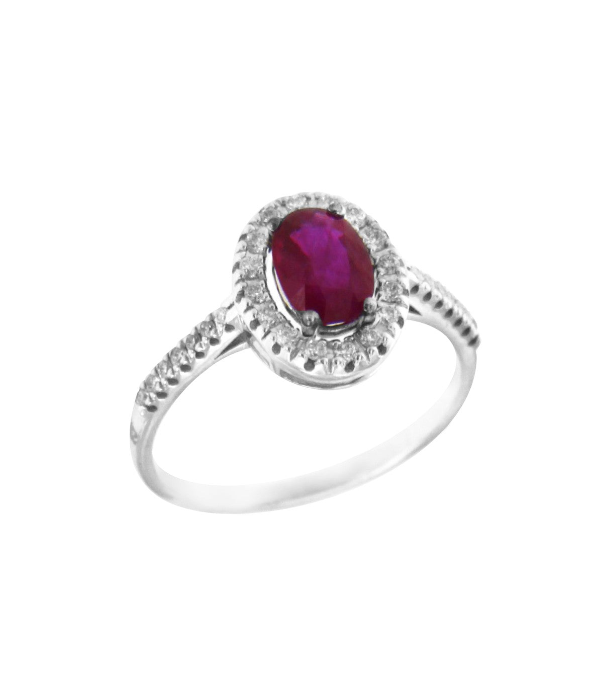 Anello Davite & Delucchi con Rubino e Diamanti - AA031639RB