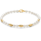 Bracciale Miluna - Pepite di Perle - PBR3634G