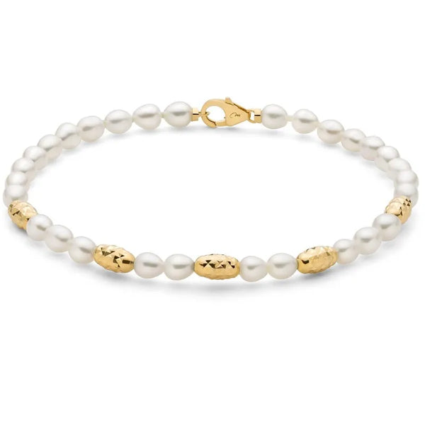 Bracciale Miluna - Pepite di Perle - PBR3634G