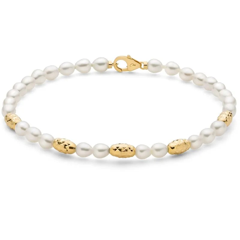 Bracciale Miluna - Pepite di Perle - PBR3634G