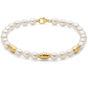 Bracciale Miluna - Pepite di Perle - PBR3639G