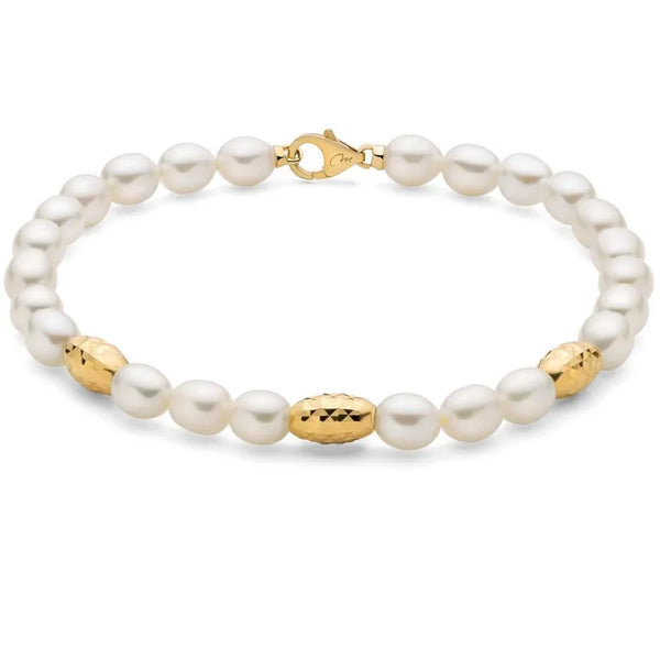 Bracciale Miluna - Pepite di Perle - PBR3639G