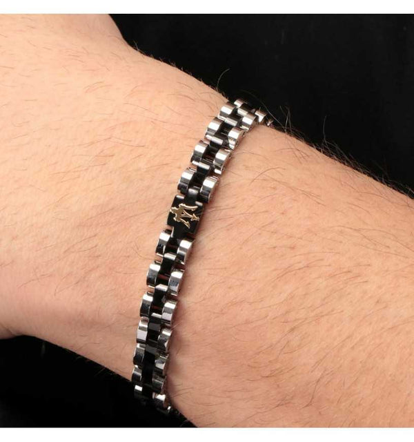 BRACCIALE MASERATI JEWELS - JM320AST08 indossato