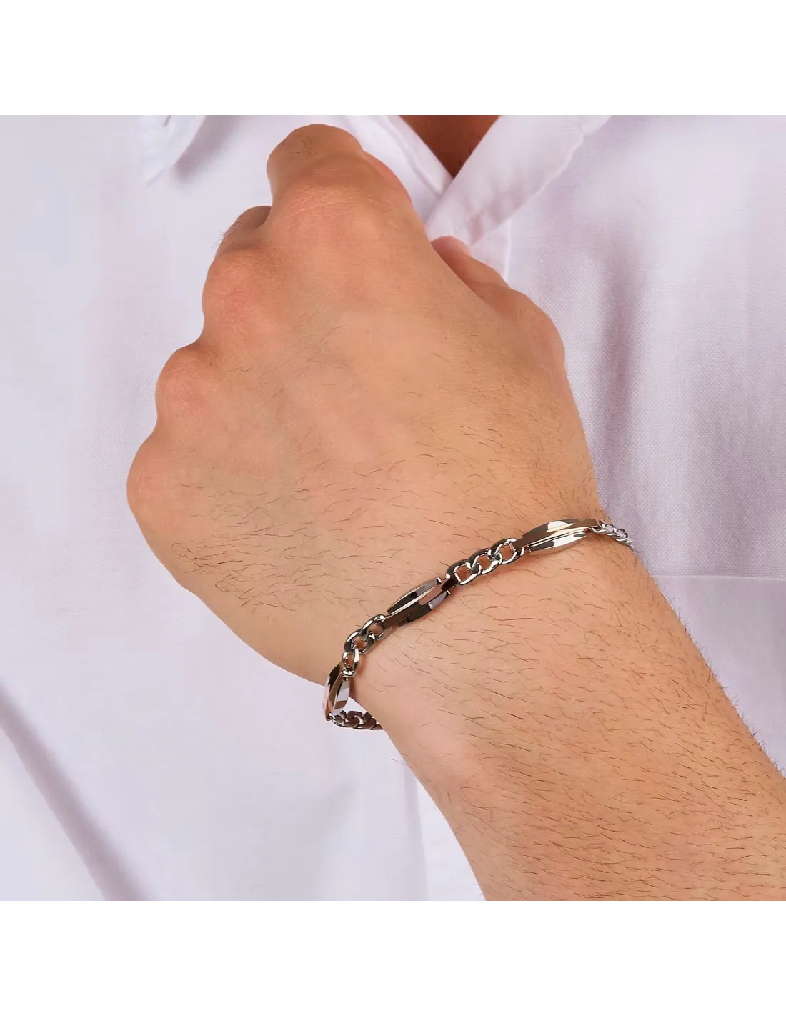 Bracciale Trussardi - T-Steel - TJAXV38 indossato