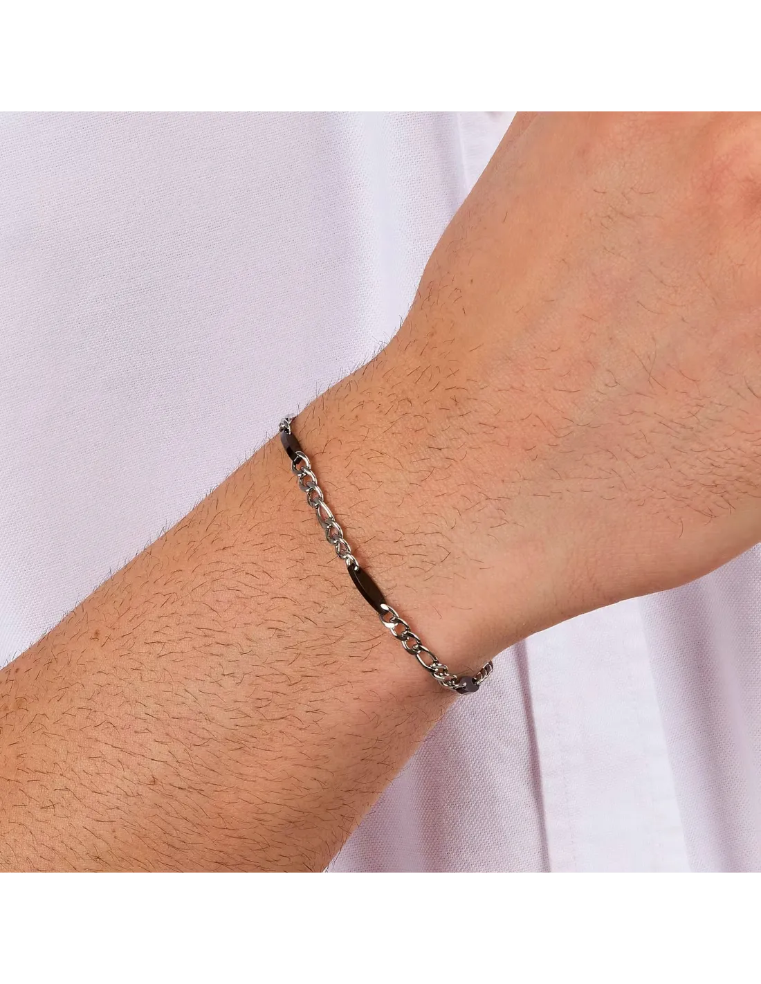 Bracciale Trussardi - T-Steel - TJAXV40 indossato