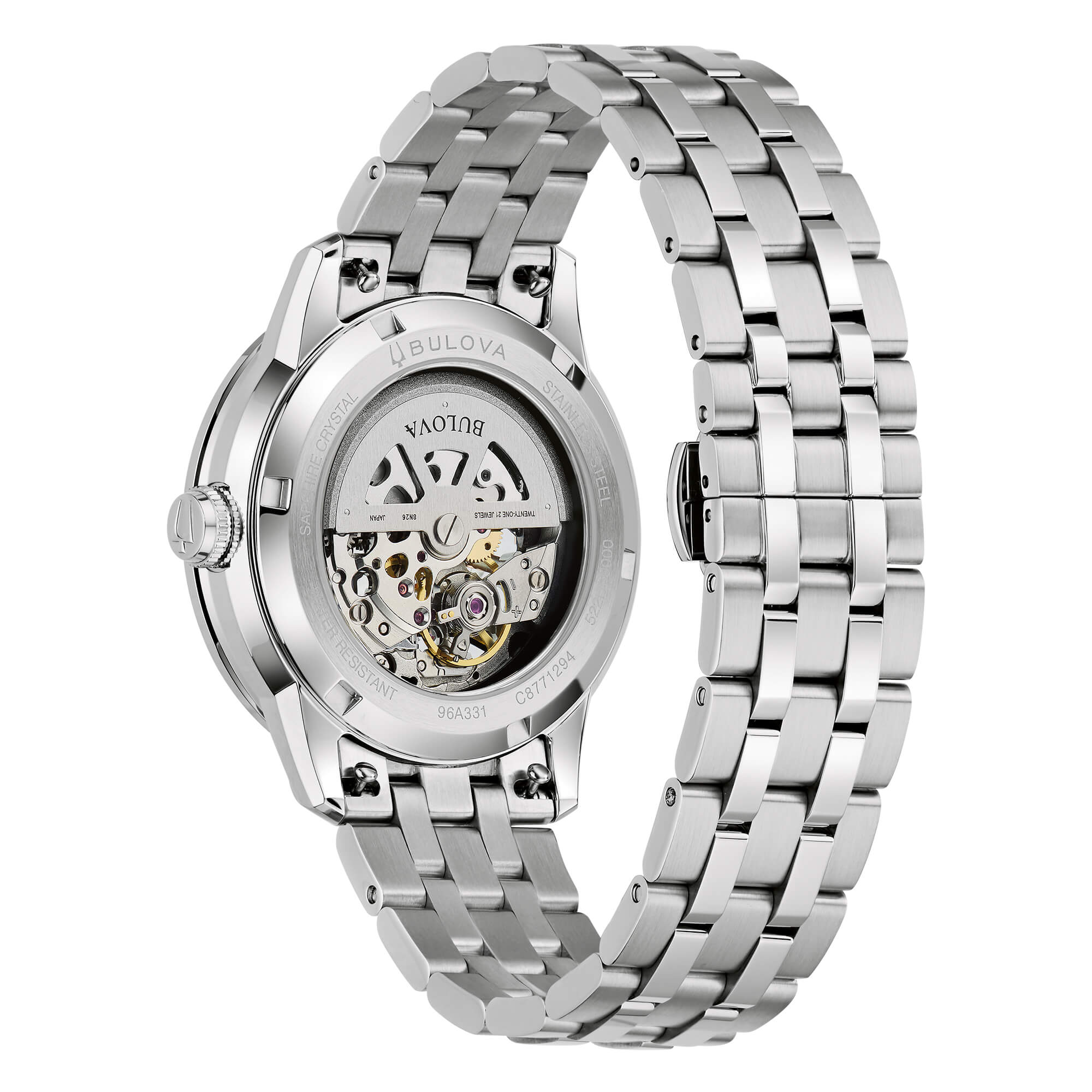 Orologio Bulova - Sutton Skeleton 40mm - 96A331 retro