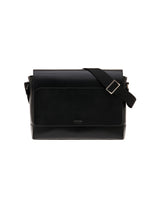 Cartella Messenger Pineider in Pelle Liscia - colore nero