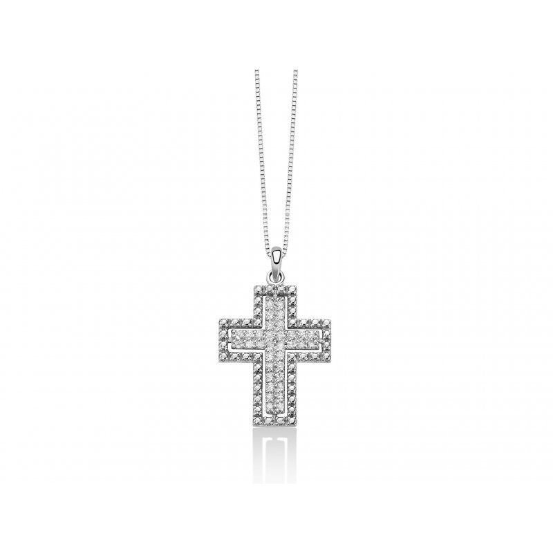 Collana Miluna - Le Croci in Diamanti - CLD4316