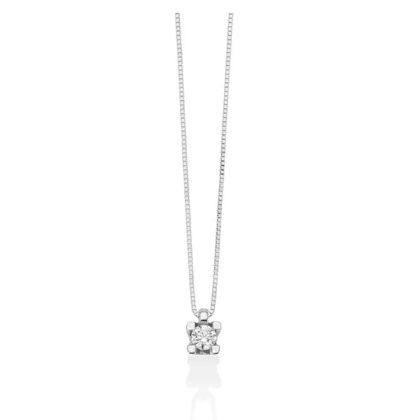 Collana Miluna - Punto Luce Diamante - CLD4087-010G7