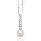 Collana Nimei - Perla Akoya e Diamanti - PCL5938
