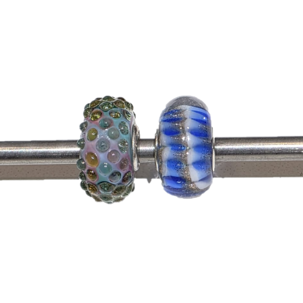 Beads Unici - Duo Glitter Pastello Blu