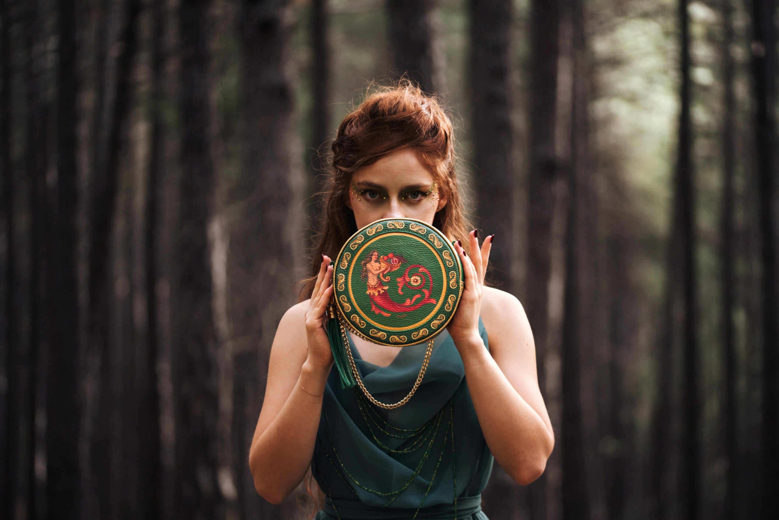 Round Bag Tamburì Ammia - Quattro Elementi - Terra