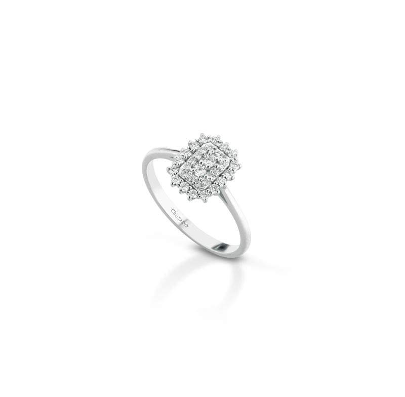 Anello Crusado con Diamanti - Ginevra - Ottagonale