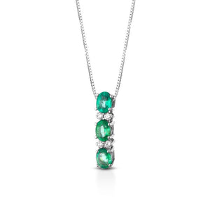 Collana Crusado con Smeraldi - Lipari - CTLIP1S