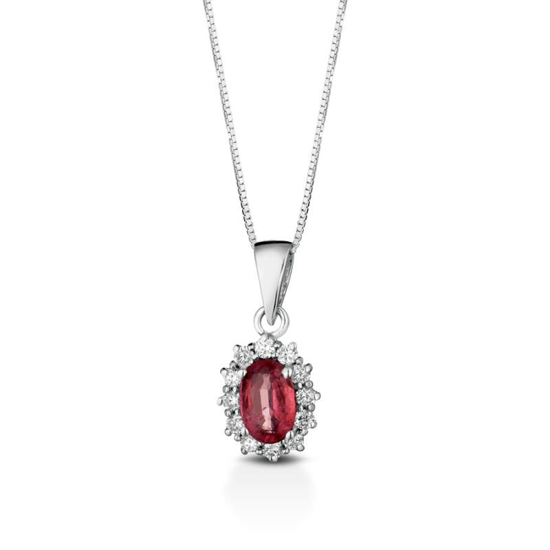 Collana Crusado con Rubino - Tropea - COTRP0R