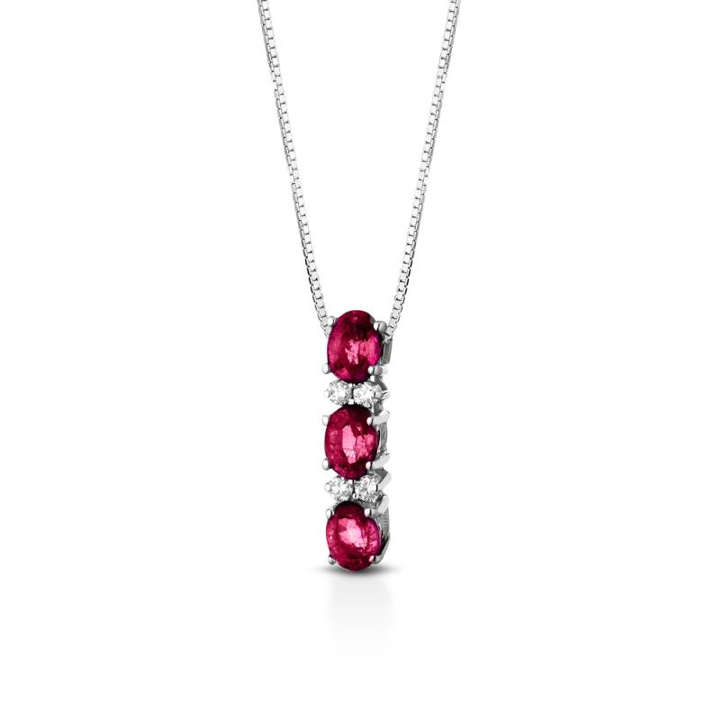 Collana Crusado con Rubini - Lipari - CTLIP1R