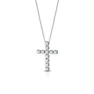 Collana Crusado - Taormina - Croce Donna con Diamanti