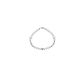 Bracciale di Perle Crusado con Sfere in oro Satinato - PB5S09B