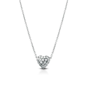 Collana Crusado - Minimal - Cuore con Diamanti - COMICBB