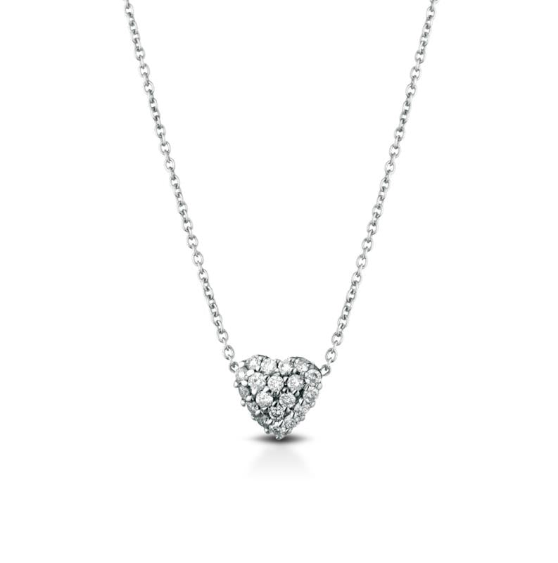 Collana Crusado - Minimal - Cuore con Diamanti - COMICBB