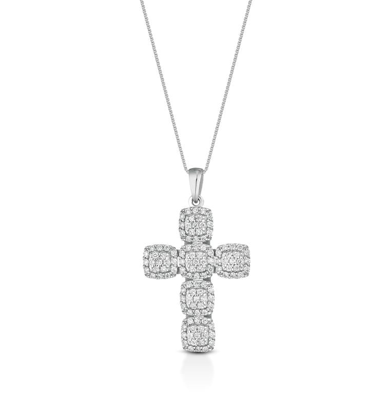 Collana Crusado - Bormio - Croce Donna con Diamanti