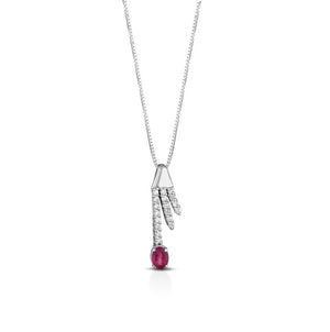 Collana Crusado con Rubino - Djerba - Patanegioielli