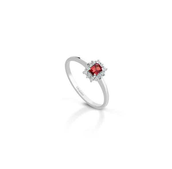 Anello Crusado con Rubino - La Coruna - ANLCN1R