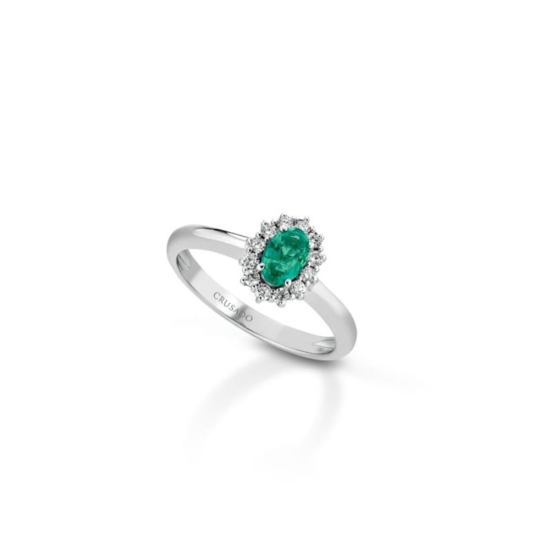 Anello Crusado con Smeraldo - Tropea - ANTRP0S