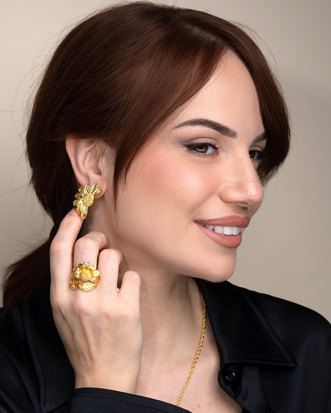 Orecchini Margherita Gold - 60000050 indossati