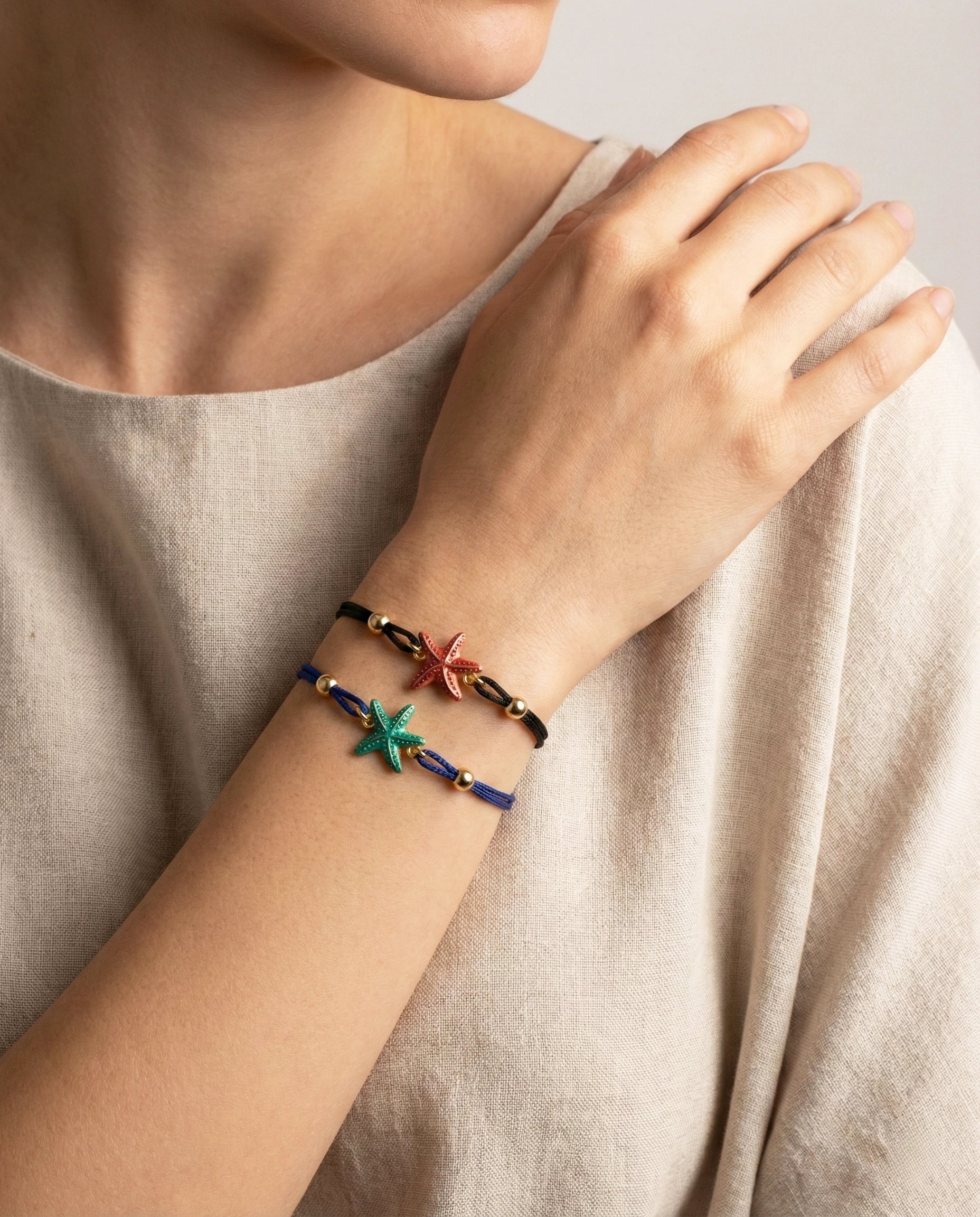 Bracciale Cordino - Stella Marina