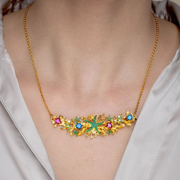 Collana Isola Bella - Stelle di Mare - indossata