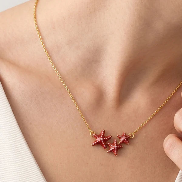 Collana Stelle Marine - 20001213 indossata