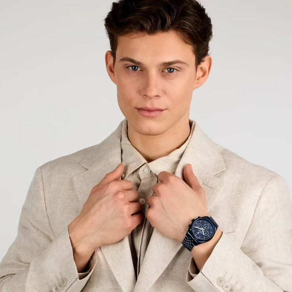 Orologio Maserati - Competizione Blue Edition - R8873600011 indossato