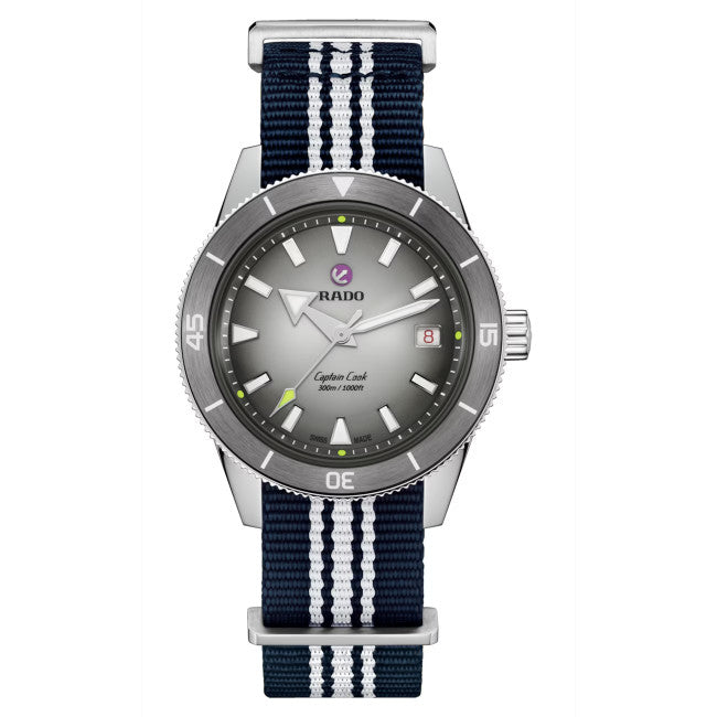 Orologio Rado - Captain Cook X Tennis Limited Edition - R32222108 nato blu
