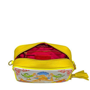 Minibag Easy Ammia - Trinacria - Bianca e Gialla - interno