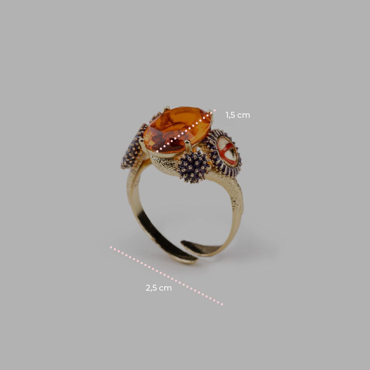 Anello Riccio Gemma - 60000240 misure